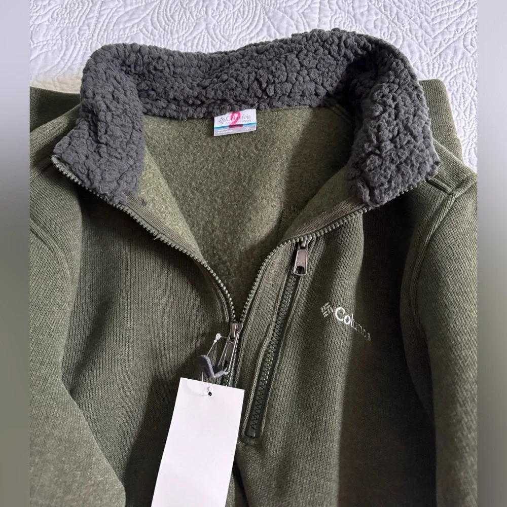 NWT Men’s Columbia Quarter Zip - XL - Picture 5 of 5